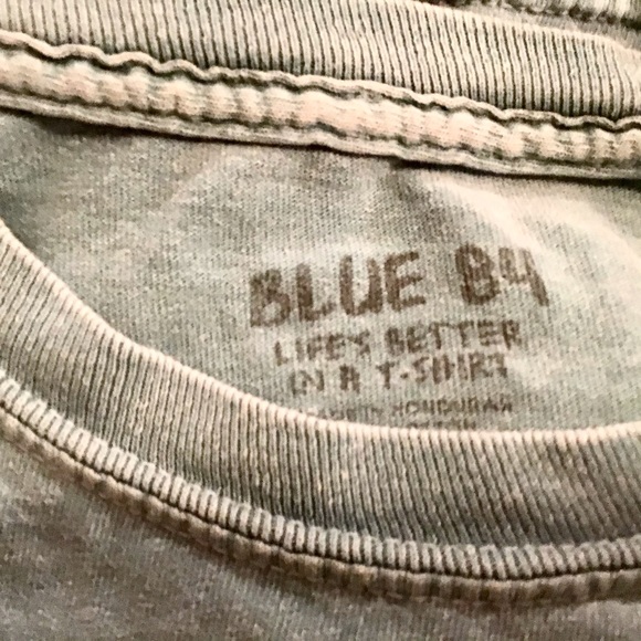 BLUE 84 DISTRESSED KEY LARGO BOHO SHIRT - Picture 5 of 5